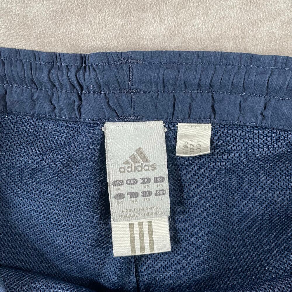 Vintage Adidas Women’s Embroidered Blue Track Pants Large - Picture 3 of 9